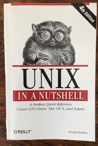 Cover of Unix in a Nutshell