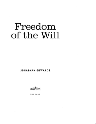 Cover of Freedom of the Will
