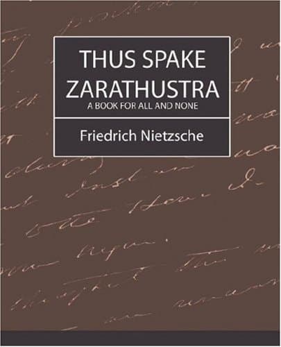 Cover of Thus Spake Zarathustra