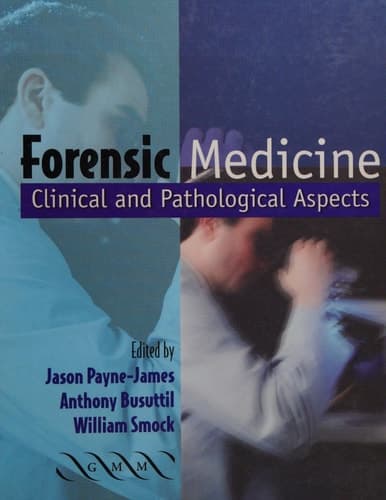 Cover of Forensic Medicine Clinical and Pathological Aspects