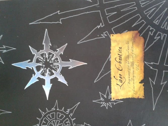 Cover of Liber Chaotica Complete Being an Account of the Dark Secrets and Arcane Law of the Most Terible Mysteries and Hidden Truths of the Ruinous Powers