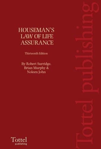 Cover of Houseman's Law of Life Assurance