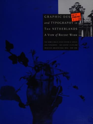 Cover of Graphic Design and Typography in the Netherlands: A View of Recent Work (Writing/Culture Monograph VI)