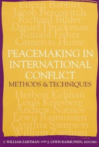 Cover of Peacemaking in International Conflict Methods & Techniques