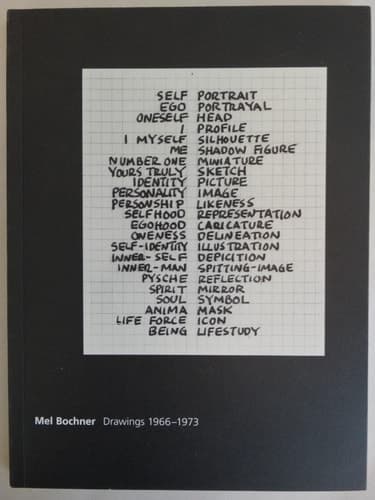 Cover of Mel Bochner Drawings, 1966-1973