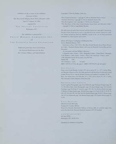 Cover of Americans in Paris (1921-1931) : Man Ray, Gerald Murphy, Stuart Davis, Alexander Calder