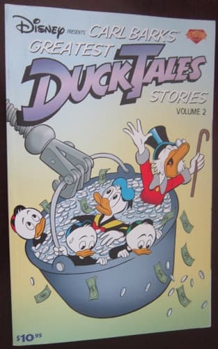 Cover of Disney Presents Carl Barks' Greatest Ducktales Stories