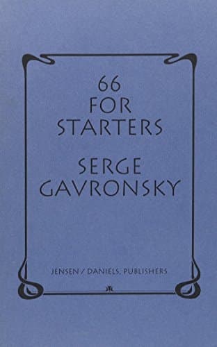 Cover of 66 for Starters