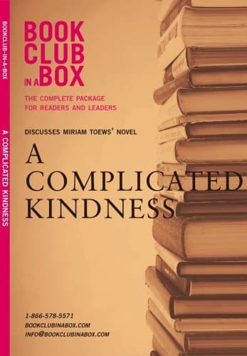 Cover of Bookclub in A Box Discusses the Novel A Complicated Kindness