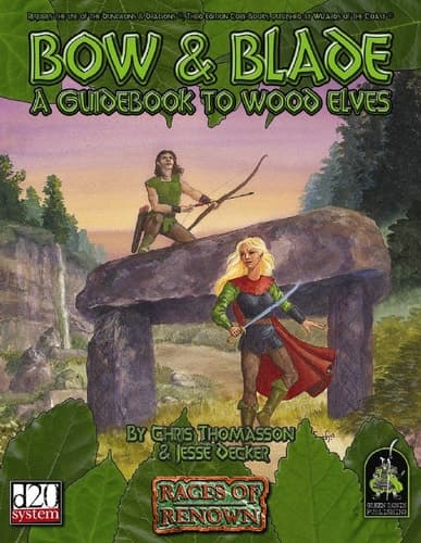 Cover of Bow & Blade A Guidebook to Wood Elves