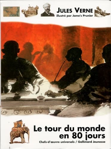 Cover of Le tour du monde en quatre-vingts jours (CHEFS D'OEUVRE UNIVERSELS)
