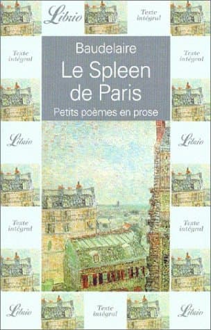 Cover of Le spleen de Paris petits poèmes en prose