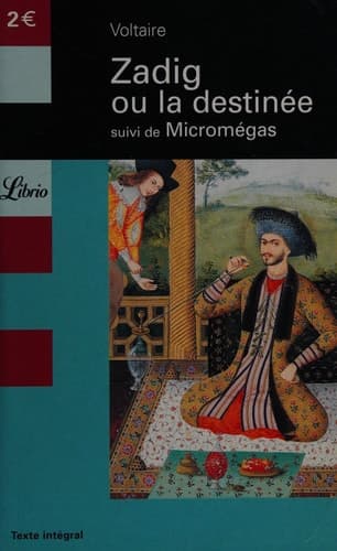 Cover of Zadig ou la destinée suivi de Micromégas