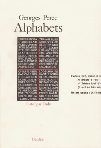 Cover of Alphabets cent soixante-seize onzains hétérogrammatiques