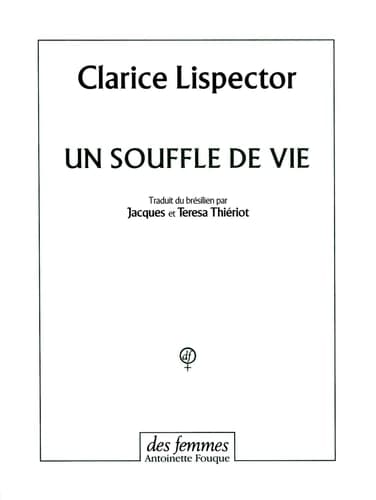 Cover of Un souffle de vie