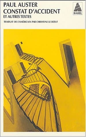 Cover of Constat d'accident et autres textes