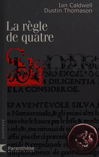Cover of La règle de quatre