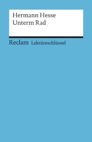 Cover of Hermann Hesse, Unterm Rad