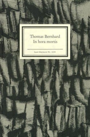 Cover of In hora mortis Gedichte