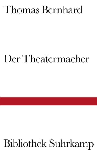 Cover of Der Theatermacher (Bibliothek Suhrkamp) (German Edition)
