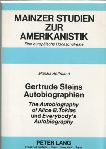 Cover of Gertrude Steins Autobiographien The autobiography of Alice B. Toklas und Everybody's autobiography