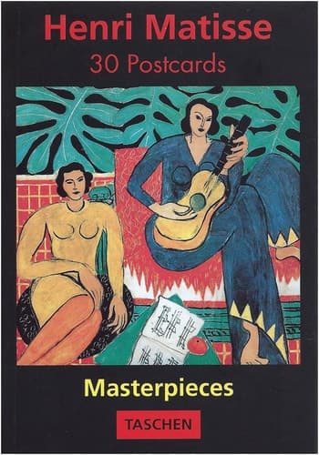 Cover of Matisse Masterpieces Postcard Book