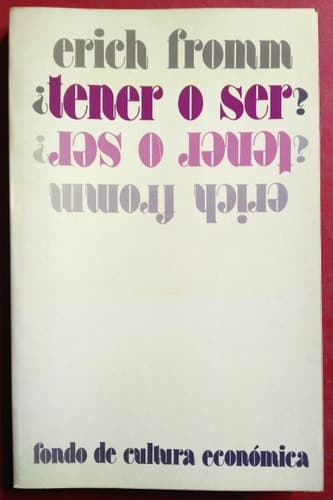 Cover of ¿Tener o ser?