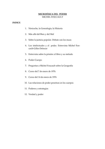 Cover of Microfisica del Poder