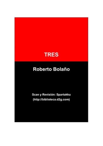 Cover of Tres