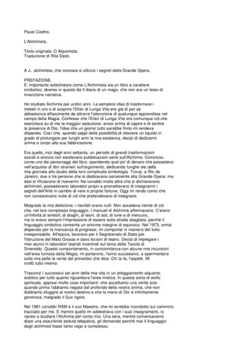 Cover of L'alchimista