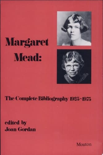 Cover of Margaret Mead The Complete Bibliography, 1925-1975