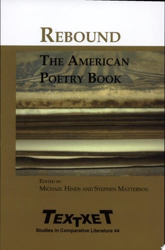 Cover of Rebound The American Poetry Book