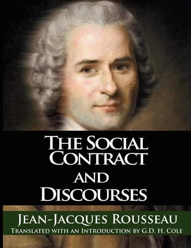 Cover of The Social Contract and Discourses