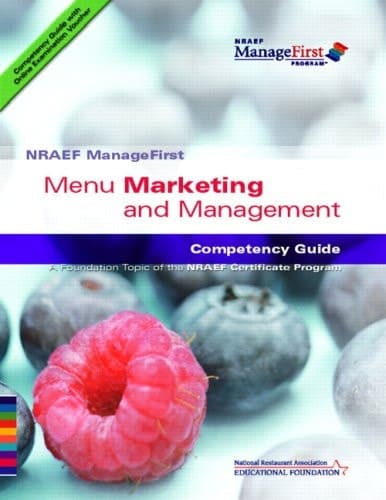 Cover of Menu Marketing and Management Competency Guide