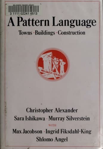 Cover of A Pattern Language Towns, Buildings, Construction