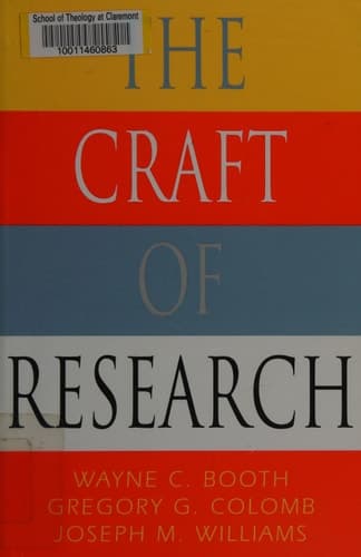 Cover of The Craft of Research