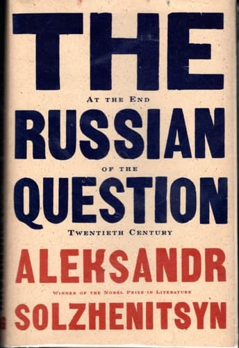 Cover of The Russian Question At the End of the Twentieth Century