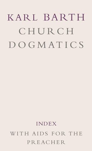 Cover of Church Dogmatics Volume 5 - Index, with Aids to the Preacher