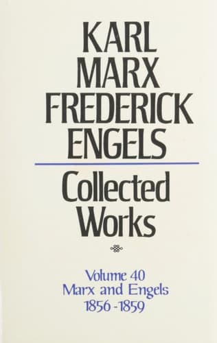Cover of Karl Marx, Frederick Engels Collected Works
