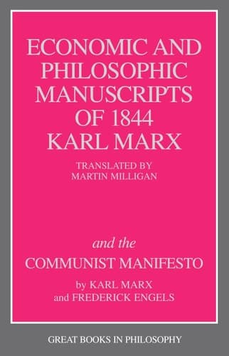 Cover of Economic and Philosophic Manuscripts of 1844 and the Communist Manifesto