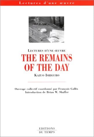 Cover of The remains of the day de Kazuo Ishiguro